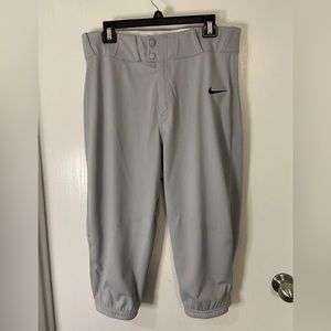 Nike Vapor Select Baseball High Cut Pants Men's Gray Size L Dri Fit. NWT